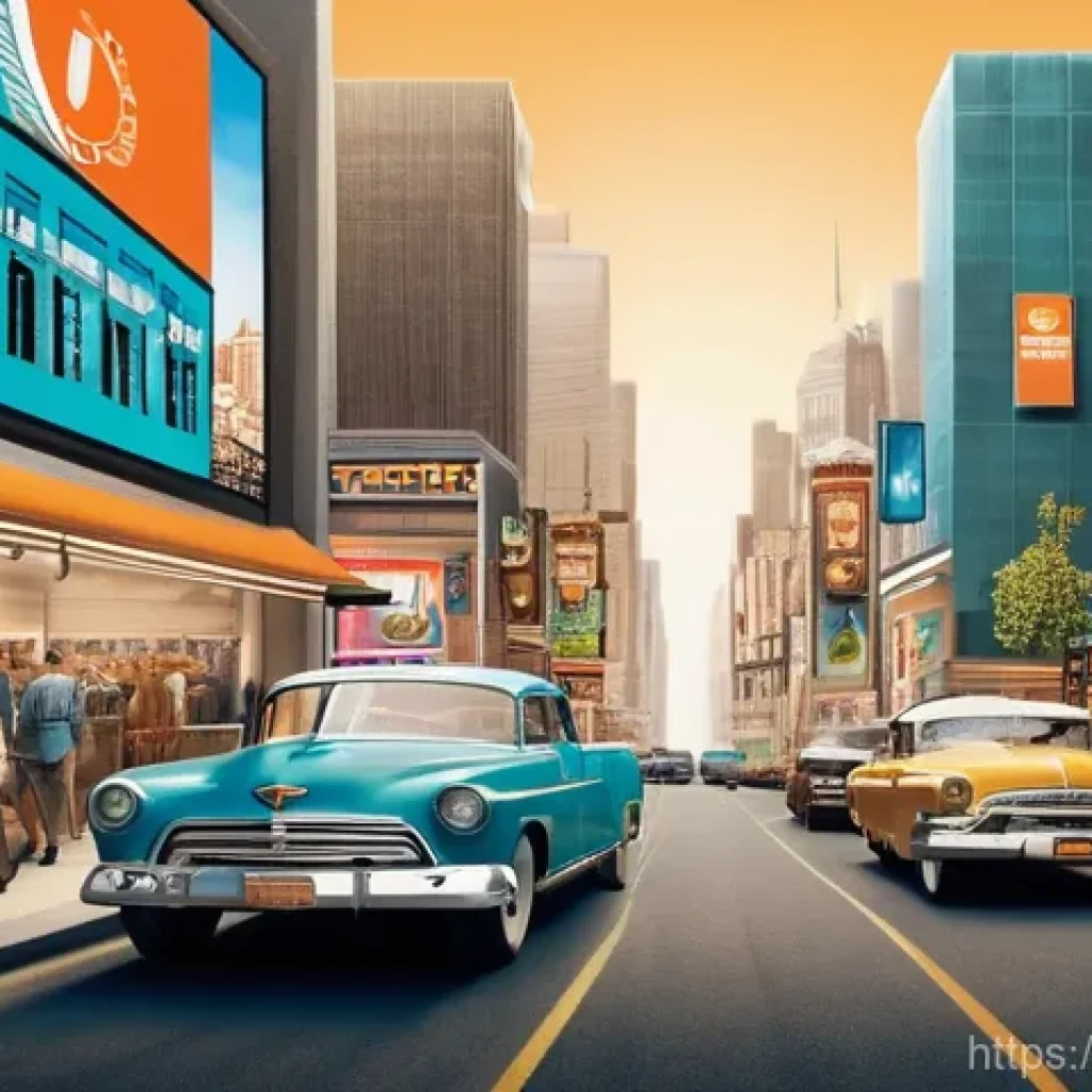 광고홍보사와 고객 데이터 활용 광고 - **Prompt 1: The Evolution of Advertising - From Mass to Personalized**
    "A visually striking spli...