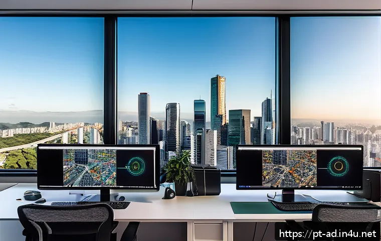 광고홍보사와 AI 광고 시스템 - A modern digital marketing agency office in São Paulo, Brazil, with a diverse team of professionals ...